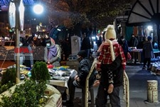   دستفروشان در شب های سرد و کرونایی پایتخت