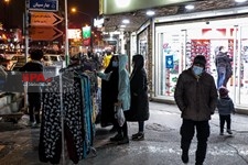   دستفروشان در شب های سرد و کرونایی پایتخت