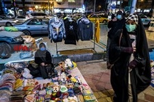   دستفروشان در شب های سرد و کرونایی پایتخت