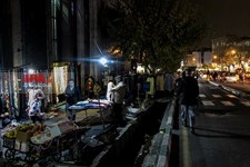   دستفروشان در شب های سرد و کرونایی پایتخت