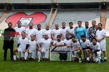   دیدار دوستانه تیم فوتبال ستارگان 98 با منتخب سرخابی ها