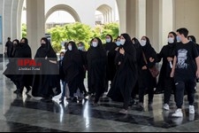   بهشت زهرای تهران در دوران موج چهارم کرونا