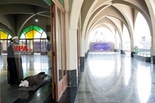   بهشت زهرای تهران در دوران موج چهارم کرونا