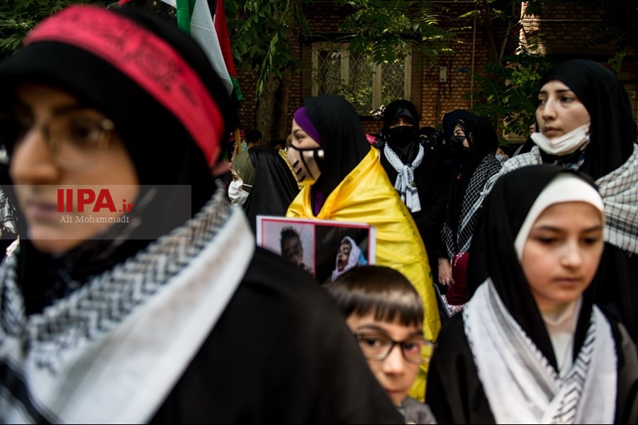   تجمع آذربایجانی‌های مقیم ایران در دفاع از فلسطینیان
