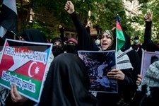   تجمع آذربایجانی‌های مقیم ایران در دفاع از فلسطینیان