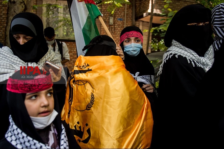   تجمع آذربایجانی‌های مقیم ایران در دفاع از فلسطینیان