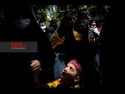تجمع آذربایجانی‌های مقیم ایران در دفاع از فلسطینیان