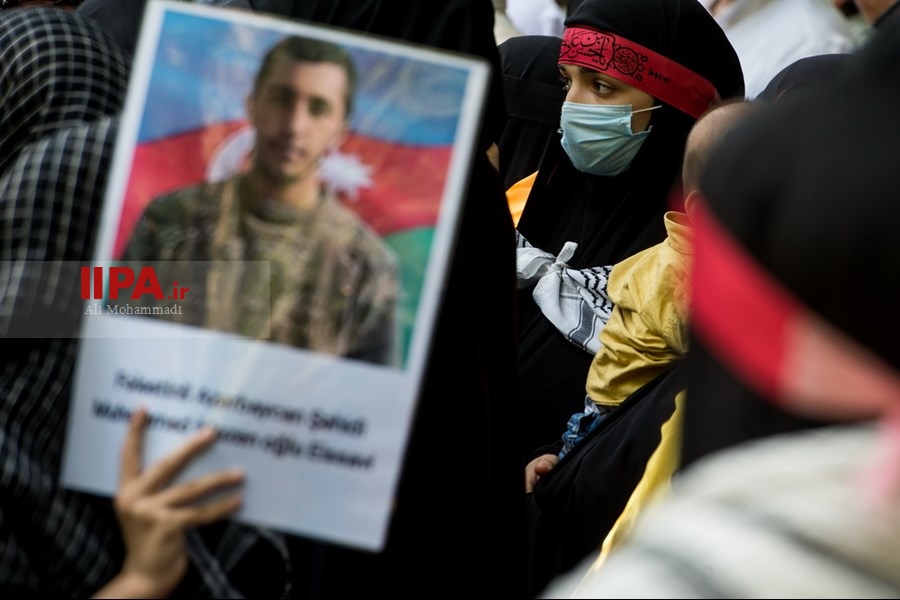   تجمع آذربایجانی‌های مقیم ایران در دفاع از فلسطینیان