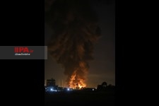   آتش سوزی در پالایشگاه نفت تهران