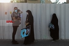   اجتماع حامیان رئیسی در میدان هفت تیر تهران