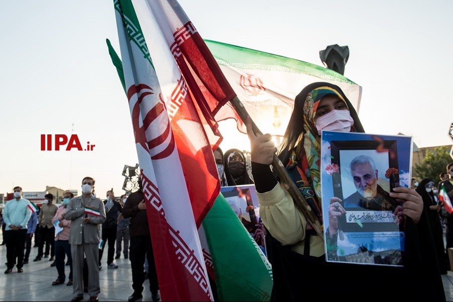   جشن پیروزی ابراهیم رئیسی در انتخابات ریاست جمهوری