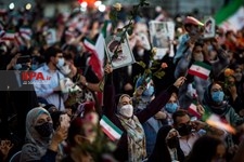   جشن پیروزی ابراهیم رئیسی در انتخابات ریاست جمهوری