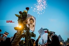   جشن پیروزی ابراهیم رئیسی در انتخابات ریاست جمهوری