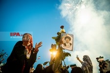   جشن پیروزی ابراهیم رئیسی در انتخابات ریاست جمهوری