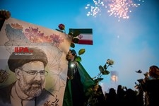   جشن پیروزی ابراهیم رئیسی در انتخابات ریاست جمهوری