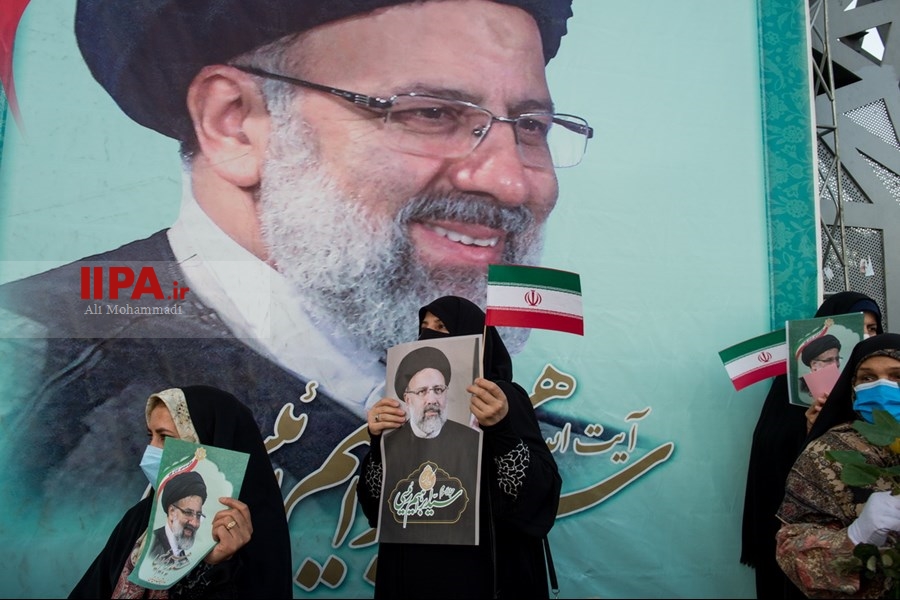   جشن پیروزی ابراهیم رئیسی در انتخابات ریاست جمهوری
