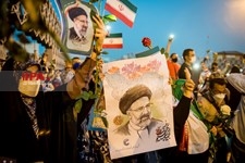   جشن پیروزی ابراهیم رئیسی در انتخابات ریاست جمهوری