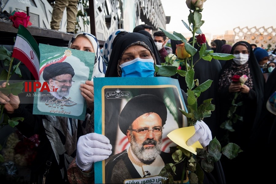   جشن پیروزی ابراهیم رئیسی در انتخابات ریاست جمهوری