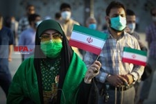  جشن پیروزی ابراهیم رئیسی در انتخابات ریاست جمهوری