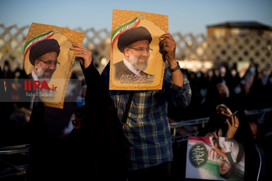   جشن پیروزی ابراهیم رئیسی در انتخابات ریاست جمهوری