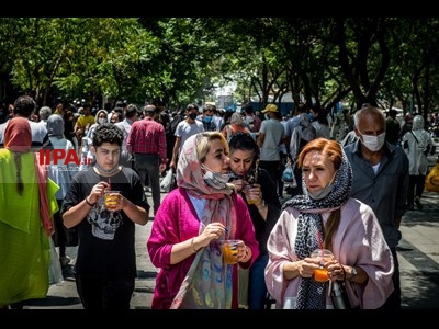 شلوغی بازار تهران در شرایط قرمز کرونا