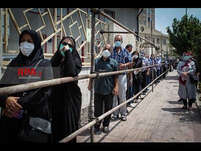 تزریق واکسن کرونا به گروه سنی  65 سال به  بالا  در تهران