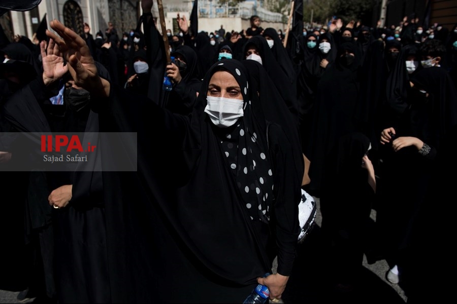   راهپیمایی جا ماندگان اربعین در غرب تهران