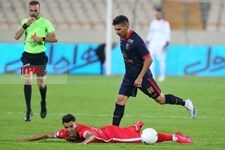   دیدار تیم های فوتبال پرسپولیس و نساجی مازندران