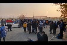  حضور تماشاگران در دیدار تیم های فوتبال استقلال و نساجی