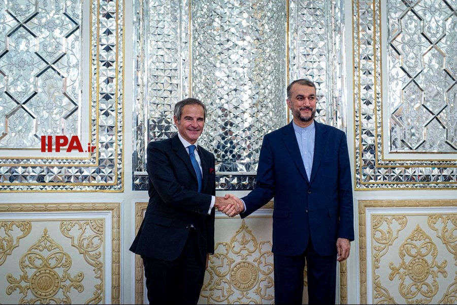   دیدار رافائل  گروسی با امیر عبدالهیان