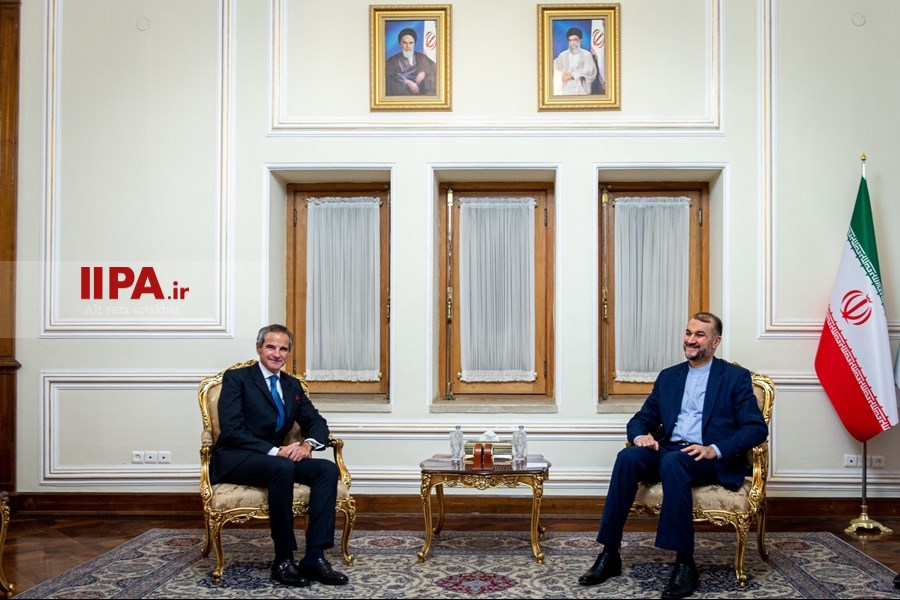   دیدار رافائل  گروسی با امیر عبدالهیان
