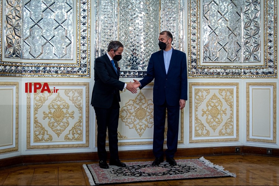   دیدار رافائل  گروسی با امیر عبدالهیان