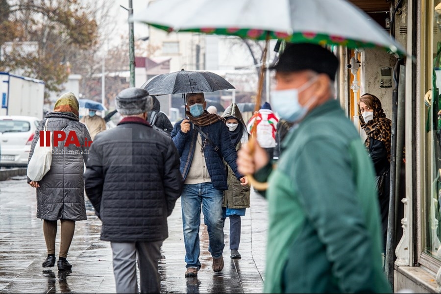   باران پاییزی در تهران
