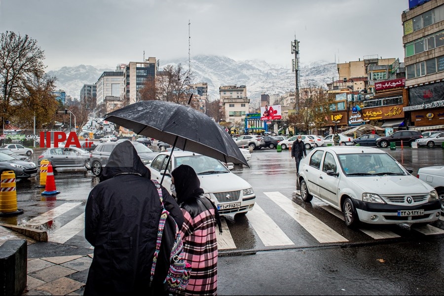   باران پاییزی در تهران