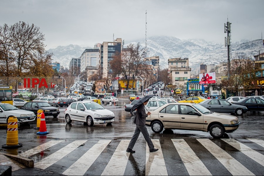   باران پاییزی در تهران