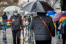   باران پاییزی در تهران