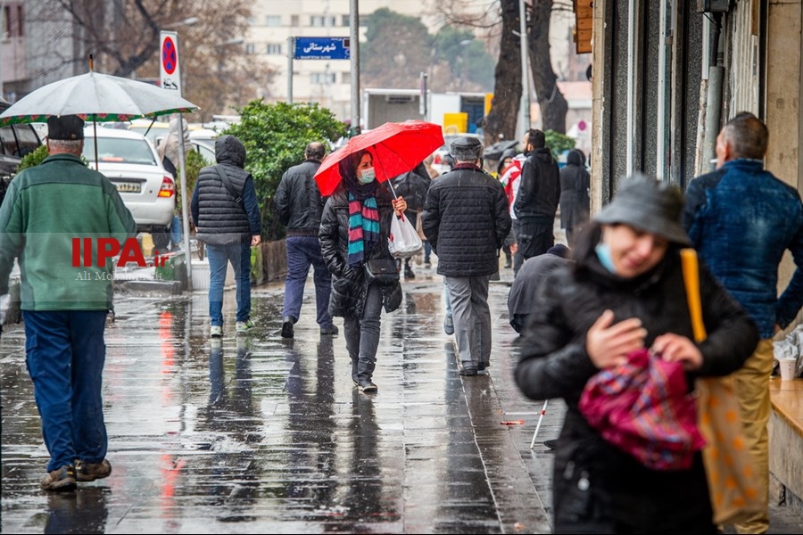   باران پاییزی در تهران