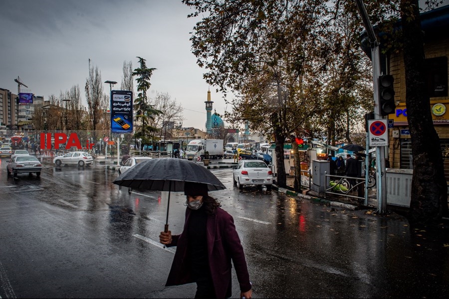   باران پاییزی در تهران
