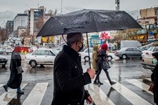   باران پاییزی در تهران