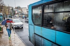   باران پاییزی در تهران
