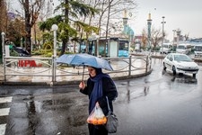   باران پاییزی در تهران