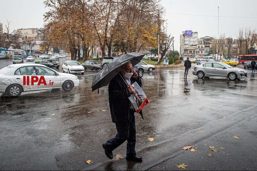   باران پاییزی در تهران