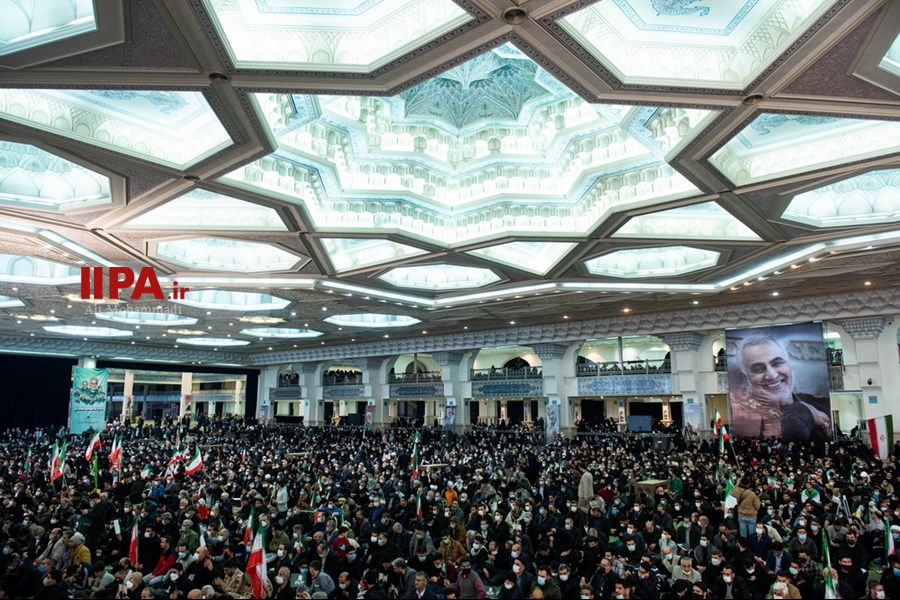   مراسم دومین سالگرد شهادت سردار سلیمانی در مصلی تهران