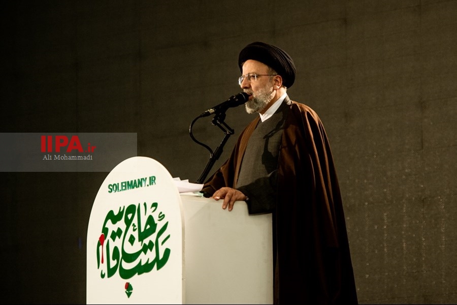   مراسم دومین سالگرد شهادت سردار سلیمانی در مصلی تهران