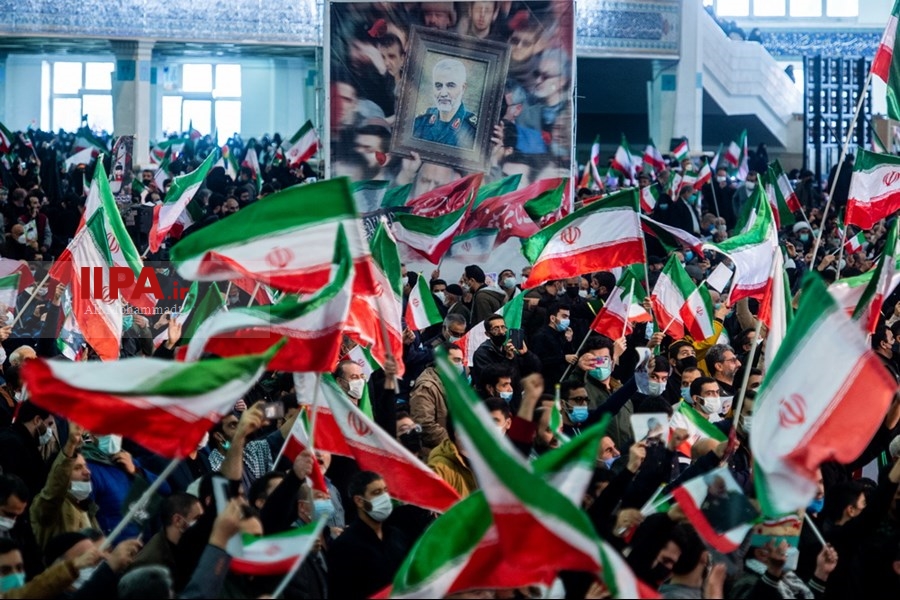   مراسم دومین سالگرد شهادت سردار سلیمانی در مصلی تهران