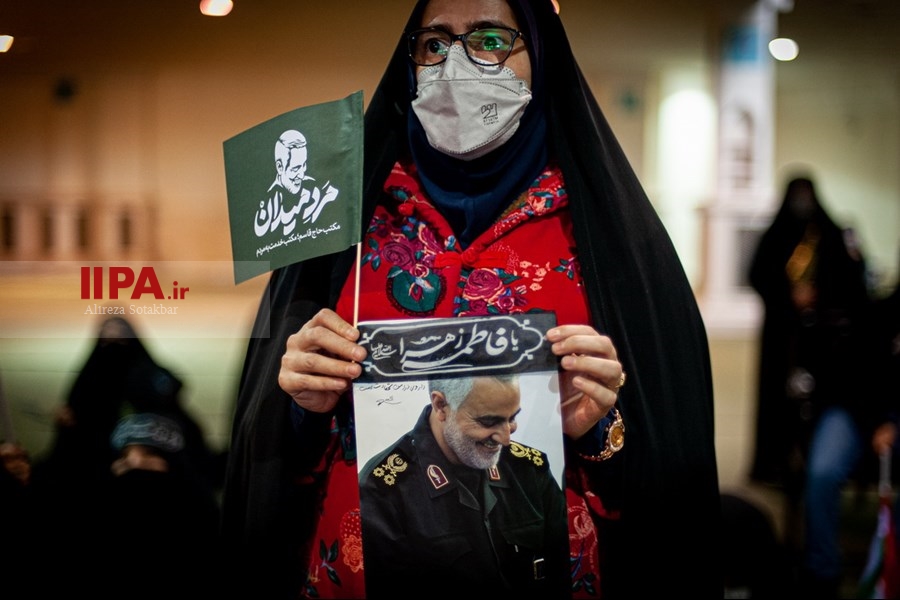   مراسم دومین سالگرد شهادت سردار سلیمانی در مصلی تهران