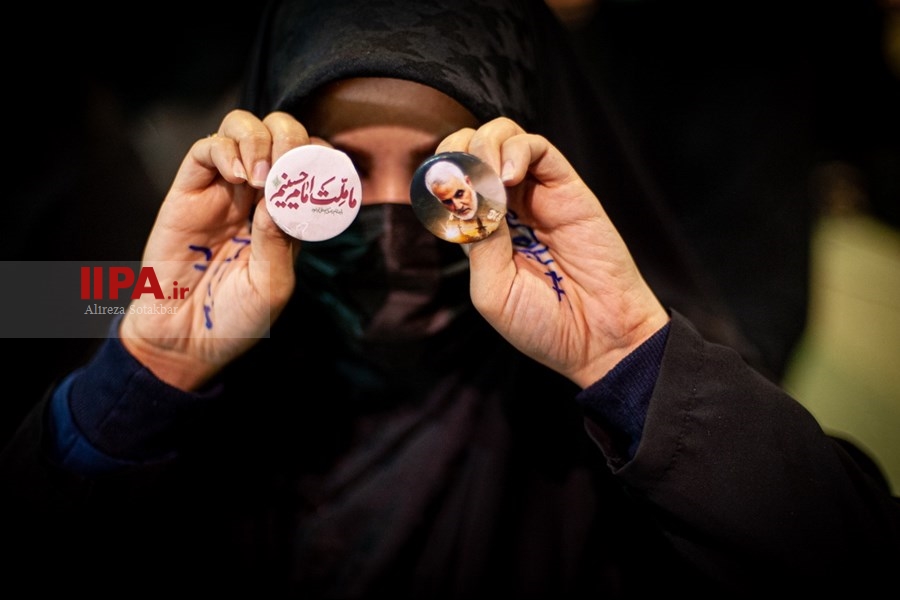   مراسم دومین سالگرد شهادت سردار سلیمانی در مصلی تهران