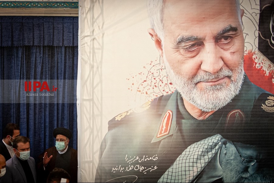   مراسم دومین سالگرد شهادت سردار سلیمانی در مصلی تهران