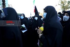   تشییع پیکرهای ۱۵۰ شهید گمنام  دفاع مقدس در تهران
