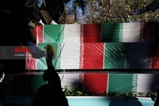   تشییع پیکرهای ۱۵۰ شهید گمنام  دفاع مقدس در تهران
